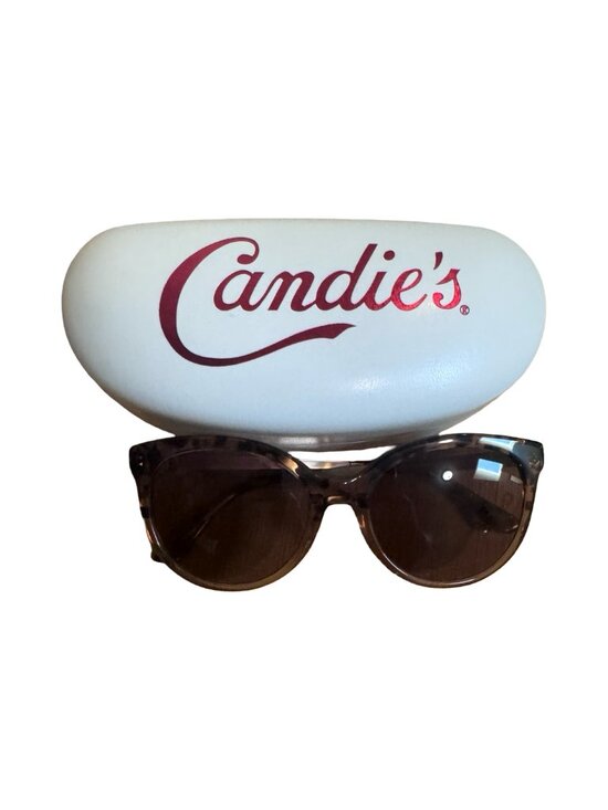 Candie\'s CA1031 47E Brown/ Tortoise Cat Eye Plastic Sunglasses Frame 53-18-140